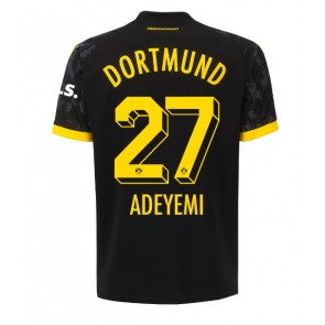 Borussia Dortmund Karim Adeyemi #27 Replika Udebanetrøje 2023-24 Kortærmet